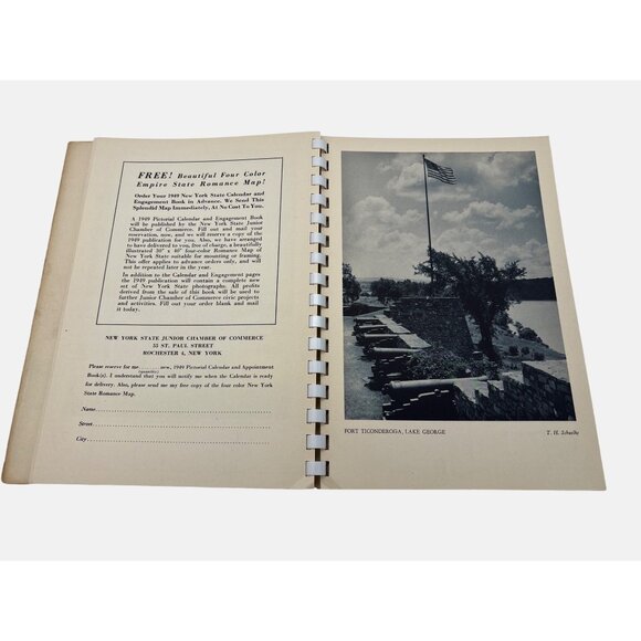 New York State 1948 Calendar & Engagement Book Junior Chamber of Commerce Jaycee - Picture 6 of 9